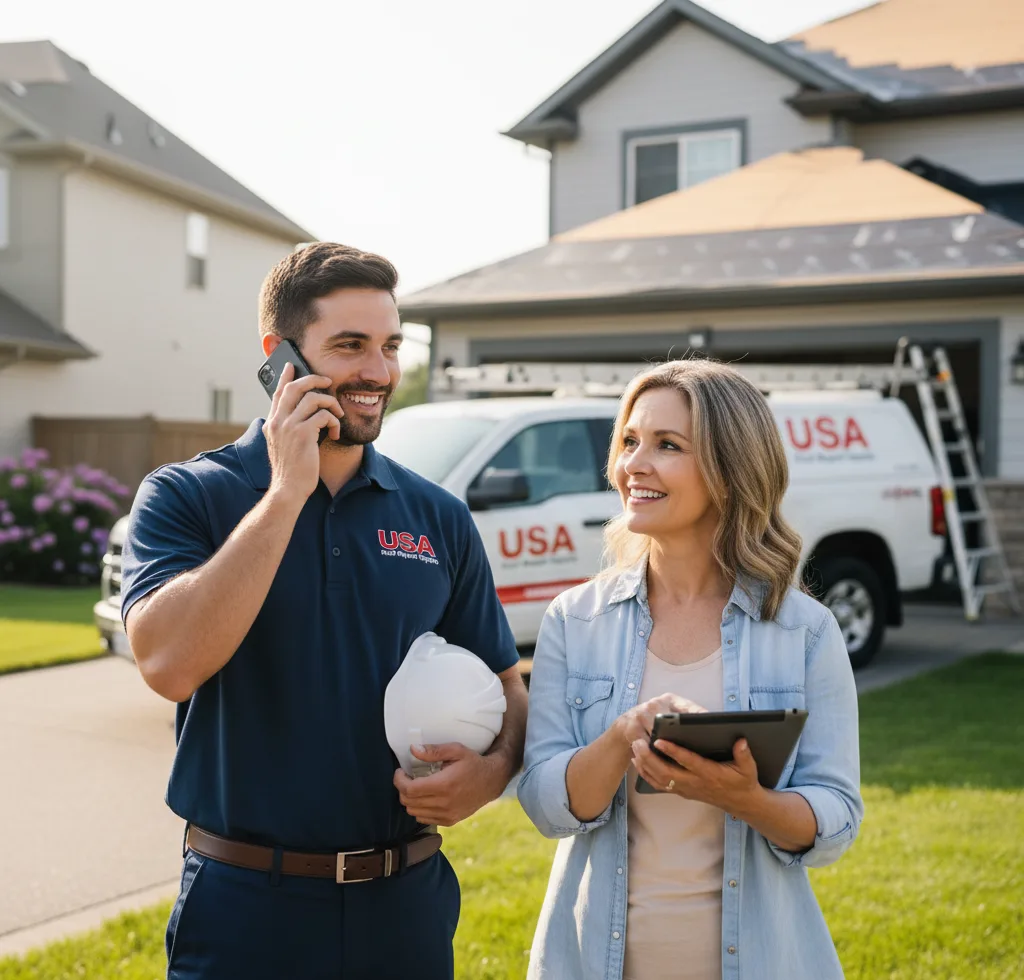 USA Roof Repair Experts customer support in Mankato